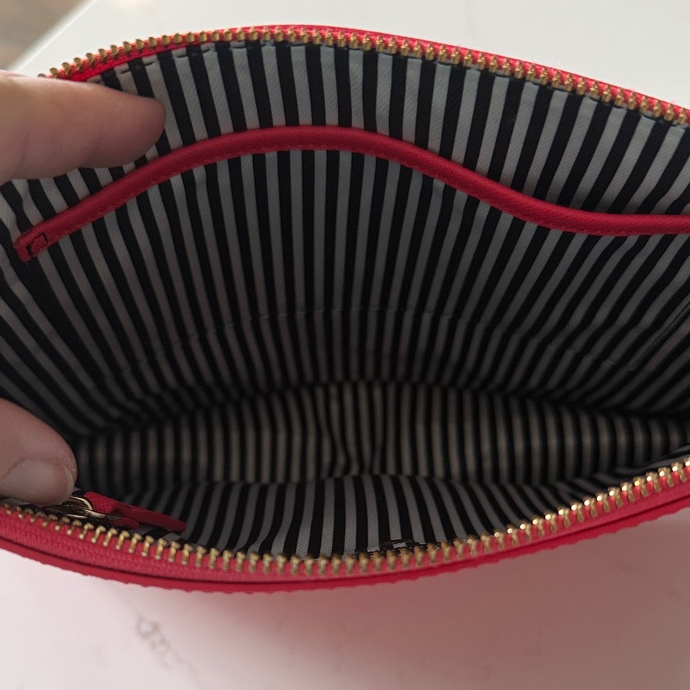 Kate Spade Red Wristlet with Parrot Accent - Picture 3 of 5